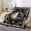 1PC Playing Card Design Print Blanket, Soft Throw Blanket - Warm & Cozy for Couch, Bed, Office, and Travel Yy250912166