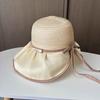 Summer Hat Travel Big Eaves Sunshade Sun Protection Bucket Hat Women's Outdoor Leisure Versatile Anti-ultraviolet Beach Hat