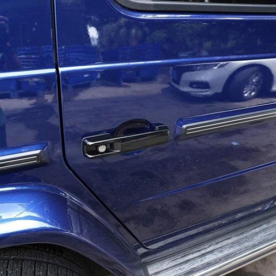 For Benz G-Class W463 G500 Glossy Black Car Door Handle Frame Trim Cover -23