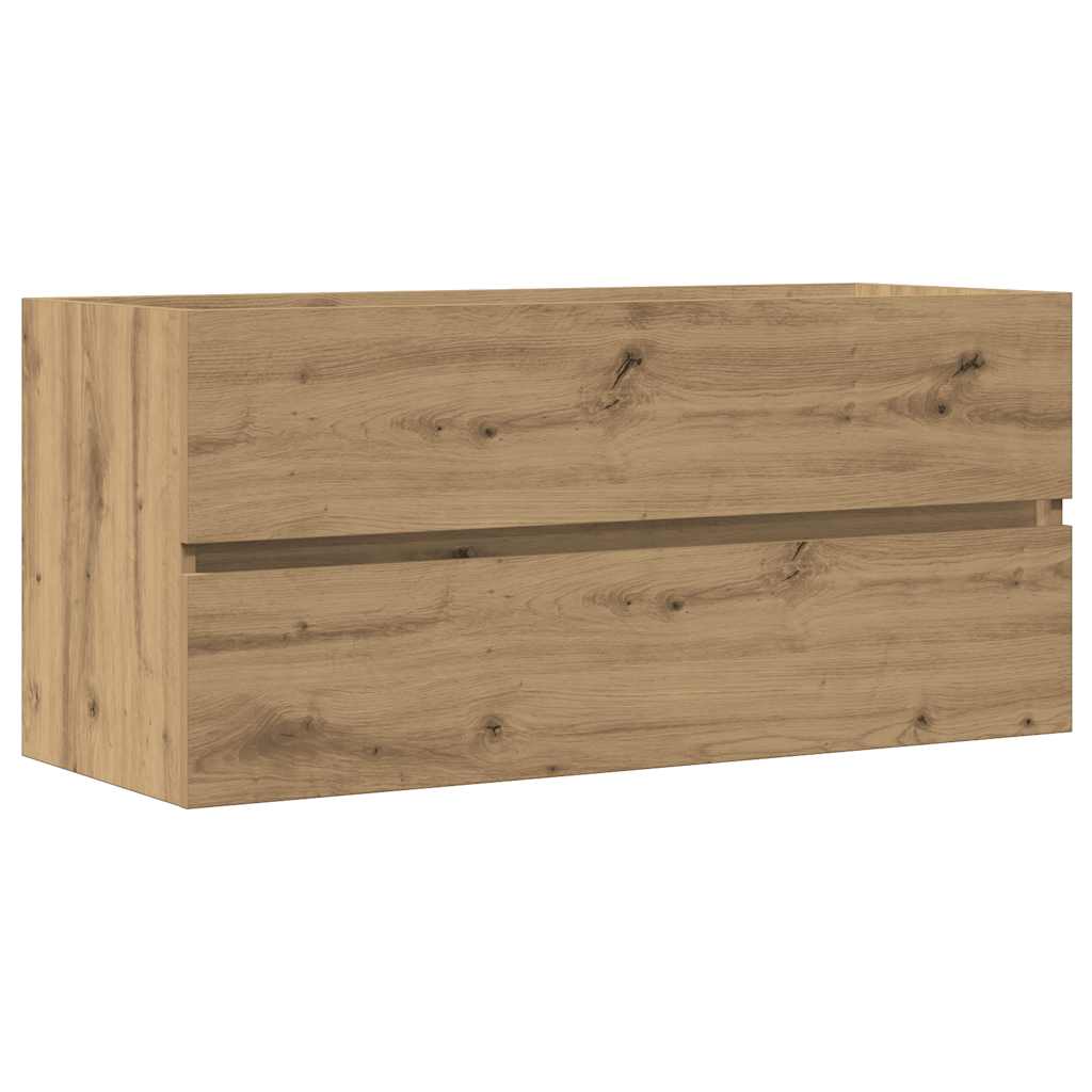 Artisan Oak Washbasin Cabinet 100 X 38.5 X 45 Cm Particleboard