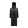 Black down jacket women's white duck down large size thickened women's down jacket