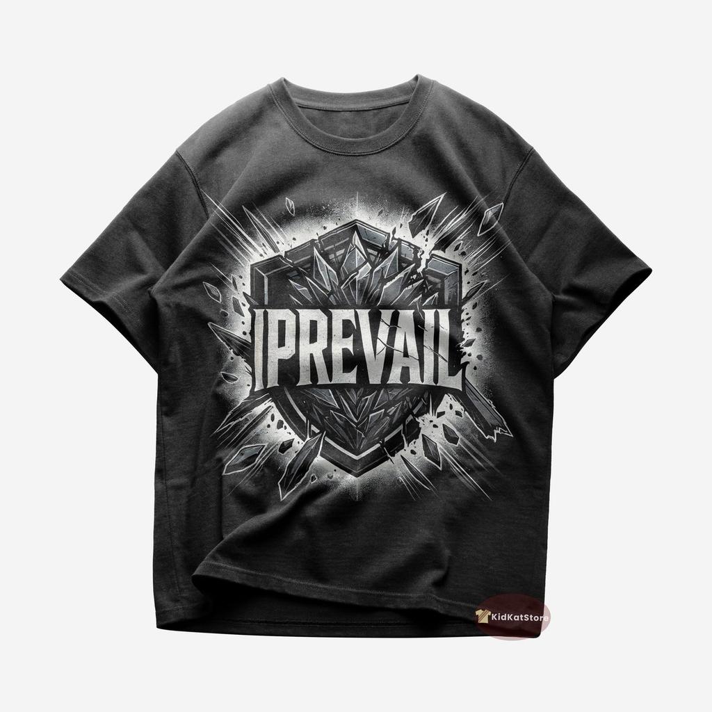 T-shirt I Prevail - Bow Down - Merch I Prevail - Maglietta Rock Unisex - Regalo per Amanti del Metalcore - Abbigliamento Musicale Premium - Merch Metal