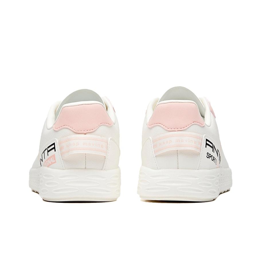 Anta Lightweight Casual Low-Top Sneakers Women Sneakers White Pink 122028069-1