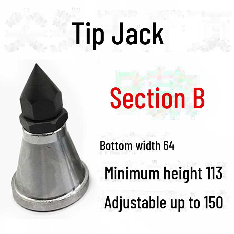 Adjustable Mold Screw Jack Pad with Four Flat Head Types ABCD