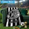 Custom Name Juventus Sportive Blanket Lightweight Ideal Bedding Blanket Perfect for Travel, Camping, Living Rooms, Sofas, Christmas Gift