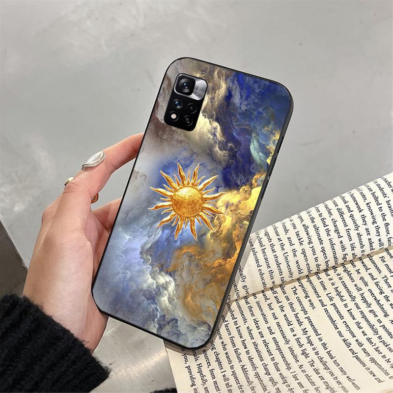 Clound Moon Star Night Funda Phone Case For Xiaomi Redmi Note 14 Pro 14 13 12 11 10 Pro 14S 12S 11S Redmi 14C 13C 10
