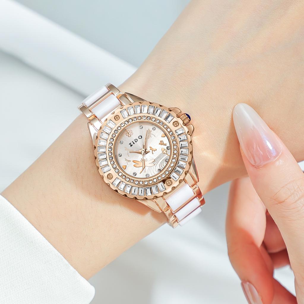 Women Rhinestone Quartz Watch Female Minimalist Wristwatches