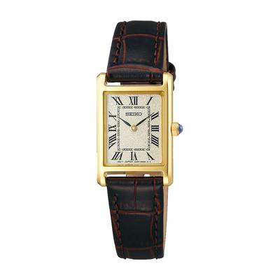 [Seiko Saat] Seiko Seçimi Nano Evren İşbirliği Bayan Vintage Stil SSEH002 Bayan Koyu Kahverengi