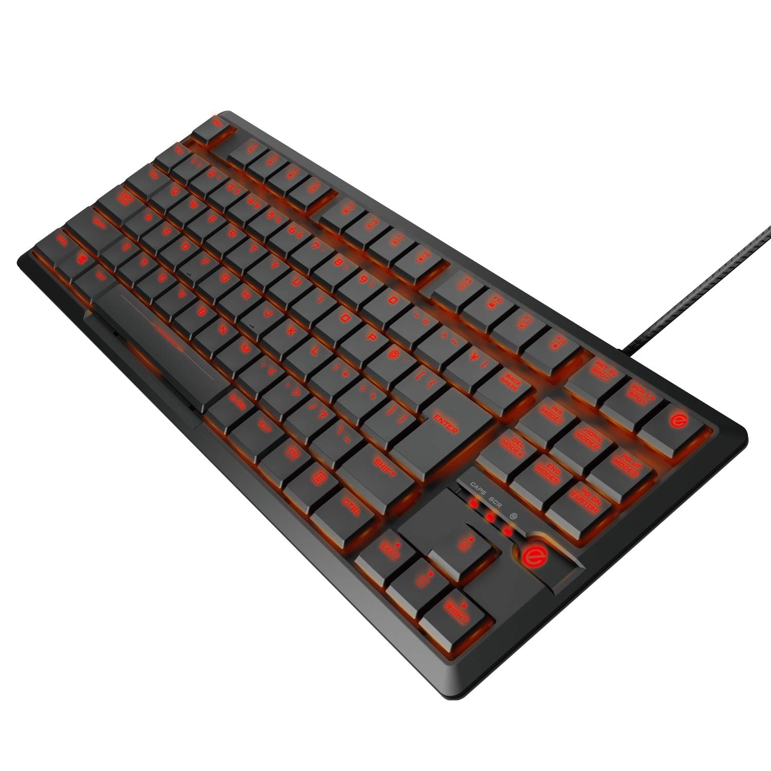 

ELECOM Gaming Keyboard Mechanical Unique Thin Design Compact 50 Million Times Durable Switch Equipped with Japanese Layout LED Black USB-A [ARMA]