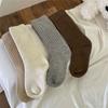 Solid Wool Cashmere Long Socks Casual Homewear Sleeping Socks  for Women & Men