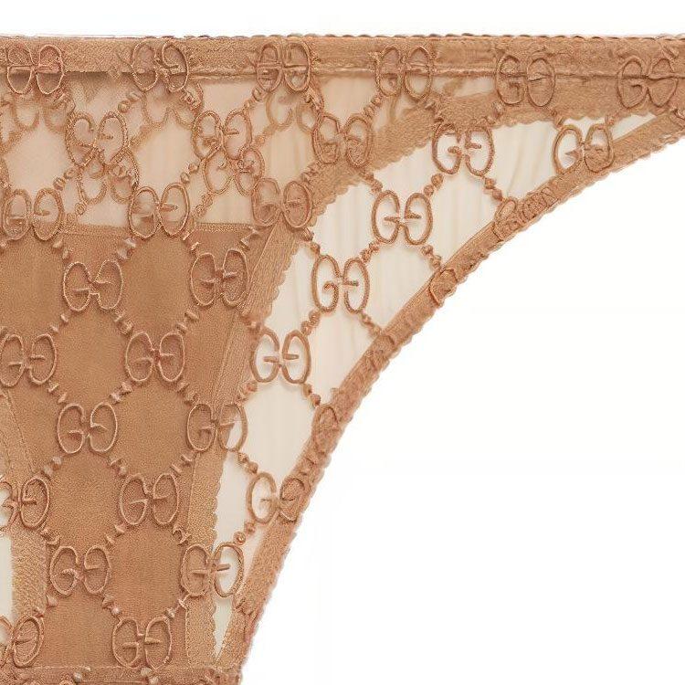 Slip con fiocco GG-jacquard Stagione Precedente 732669-XUAB7-6851