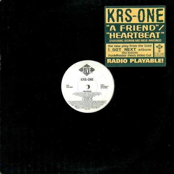 

12inch Record KRSONE A Friend Heartbeat JDCD424741 JIVE 1997 US Rap HipHopRB Used