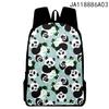 3pcs/set Anime Panda 3D Backpack School Bag Sets for Teenager Boys Girls Cartoon Kids Schoolbags Children Mochilas