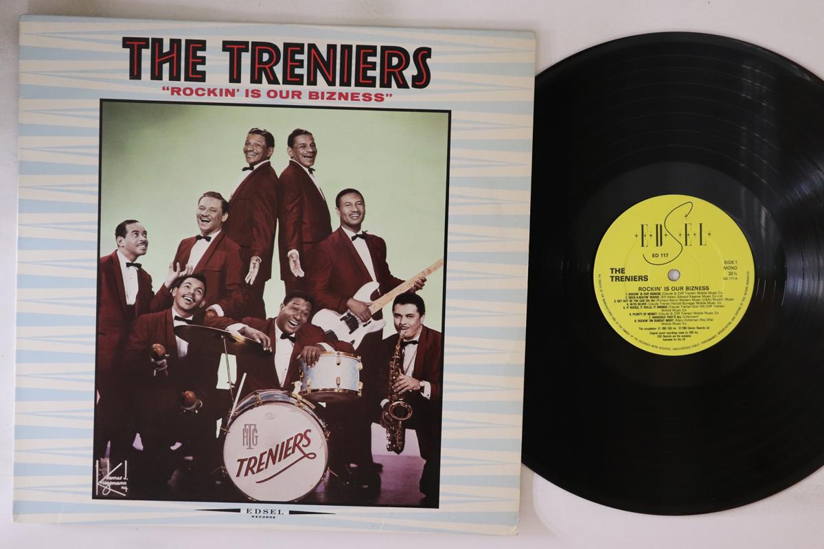 

LP Record TRENIERS Rockin Is Our Bizness ED117 EDSEL 1983 UK Rock Used