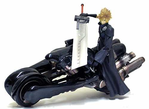 

FINAL FANTASY VII Advent Children ИГРАТЬ ИСКУССТВО Клауд Фенрир нарисованное действие и [версия для США] (Рисунок ПВХ)