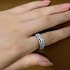 Lindon Classic Copper Alloy Zircon Ring Ladies Jewelry Wedding Promise Party Gift
