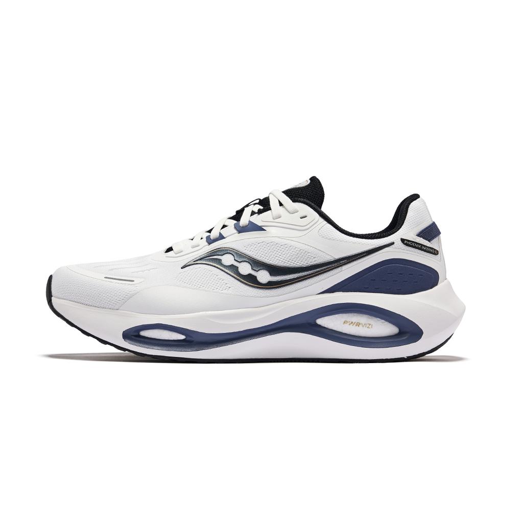 SAUCONY Phoenix Inferno 3 Comfortable Non-Slip Durable Low-Top Running Shoes Unisex Running Shoes White Blue S28229-2