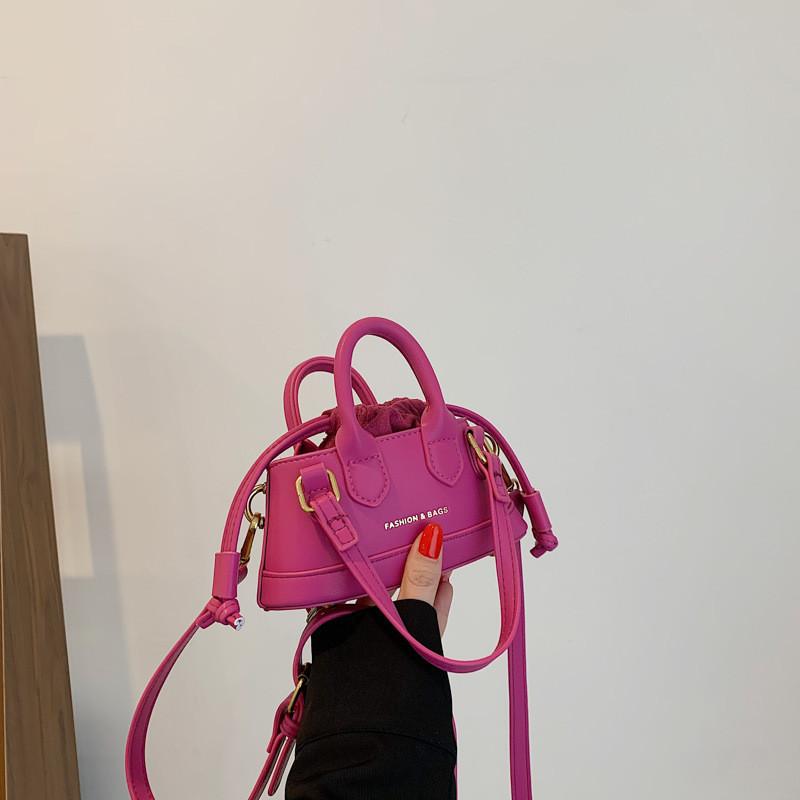 

Fashionable Childrens Mini Shell Bag Pu Leather Crossbody With Breathable And Durable Features фіолетовий