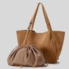 2025 New Autumn Large Capacity Vintage Tote Bag for Women Designer Luxury Sand Matte Shoulder Crossbody Bag Trendy Commute Bags
