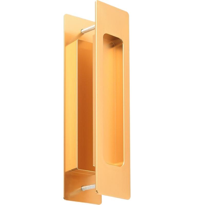 Sliding Door Hidden Pull Handle Cabinet Door Invisible Embedded Handle Kitchen Door Recessed Slot Handle For Sliding Doors