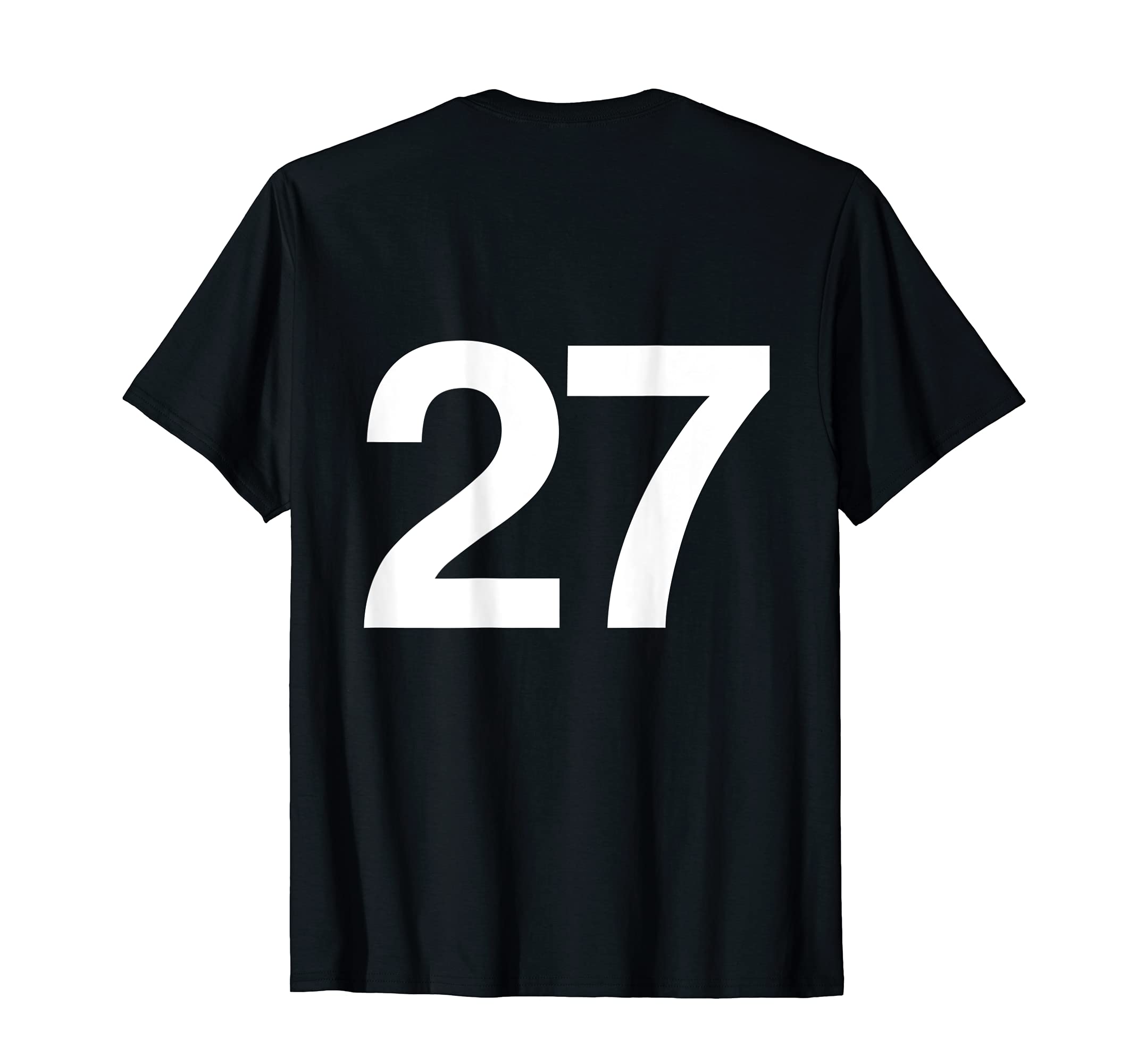 

Number 27 T-shirt with numbered shirt
