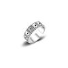 Poker Card Themed Adjustable Square Opening Ring Vintage Hip Hop Unisex Fashion Jewelry for Various Occasions