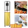 100ML Atomizing Oil Pot Spray Bottle Kitchen Household BBQ Oil Control Press Type Oil Supplies Glass Bottle for Kitchen Water