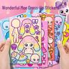 Moe Princess Reusable Dress-Up Stickers for Girls - High-Value Cartoon Playset