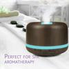 500ML Creative Muji-Style Aroma Diffuser: Indoor Humidifier & Seven-Color Night Light