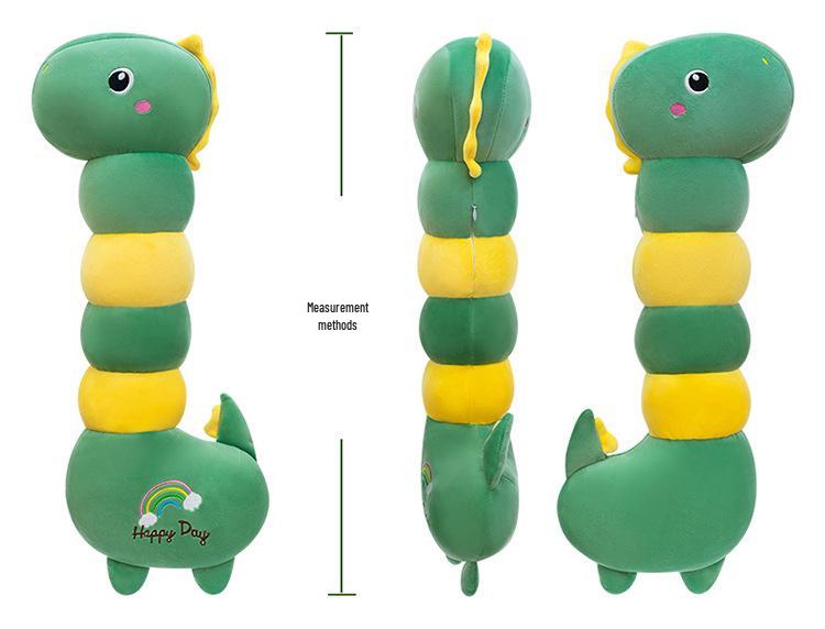 Long-neck Dinosaur Plush Toy - Cute Caterpillar Doll, Children's Hugging Pillow, Sleeping Companion, Gift