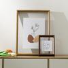 Double Sided Transparent Photo Frame Sample Embossing Acrylic Frame Set Up Calligraphy Display Frame Home Decor