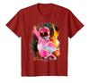 Power Rangers Foto Pink Ranger Nahaufnahme T-Shirt