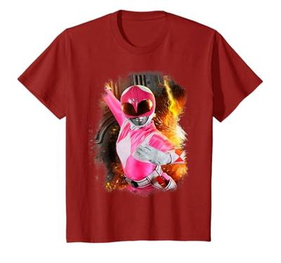 Power Rangers Photo Pink Ranger Close-Up T-Shirt