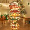 Ornamenti di Natale a Tema Babbo Natale: Set Scena Oggetto di Scena per Foto Vacanze all'Aperto