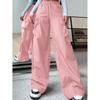 2025 Trendy Women's Workwear Casual Pants with Big Pockets - Loose, Versatile Long Style