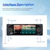 General 1 Din Car Radio MP5 IPS HD Player Support Wireless Carplay Android Auto Bluetooth FM AM RDS Stereo USB WIFI Video Player 5.1In Digital Display