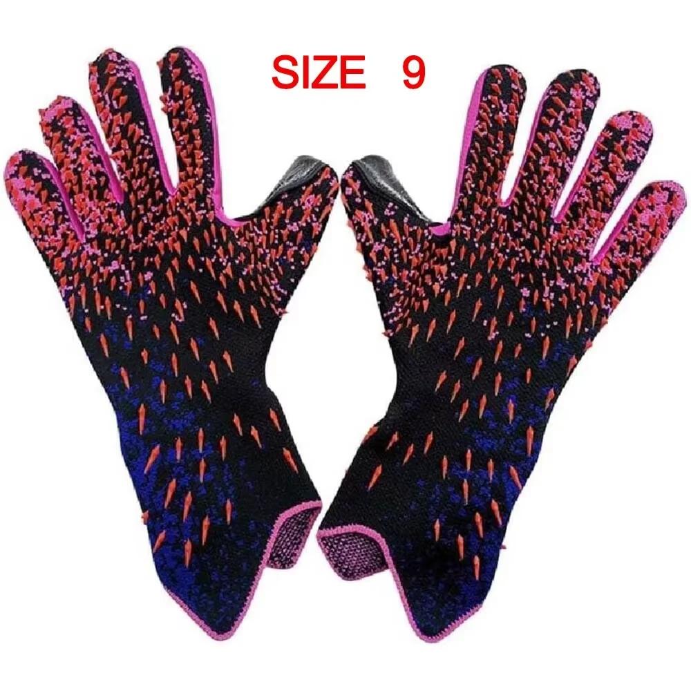 Football Goalkeeper Gloves Strong Grip for Soccer Goalie Goalkeeper Gloves with Size 6/7/8/9/10 Football Gloves for Adult Goal