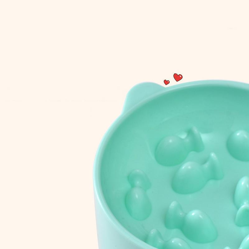 New Cat Bowl Anti-choke and Anti-stop Slow-food Bowl Cat Dog Feeder Basin Cat Slow-food Bowl Pet Supplies