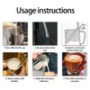 Coffee Machine Steam Nozzle Stainless Steel 1/3 Holes Coffee Maker Milk Foam Spout Tip for EC9555/EC9555/EC9885