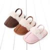 Winter and Autumn Baby Girl Boy Cotton Mop TPR Sole Anti Slip Solid Three Colors Warm Newborn Toddler Shoes First Walkers BC2345