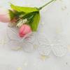 Supplies Colorful Knitting Material Embroidered Mesh Butterfly Hat Patches Headwear Accessories
