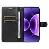 For Xiaomi 17 Pro Leather Wallet Case with Strap Solid Color Phone Stand Cover