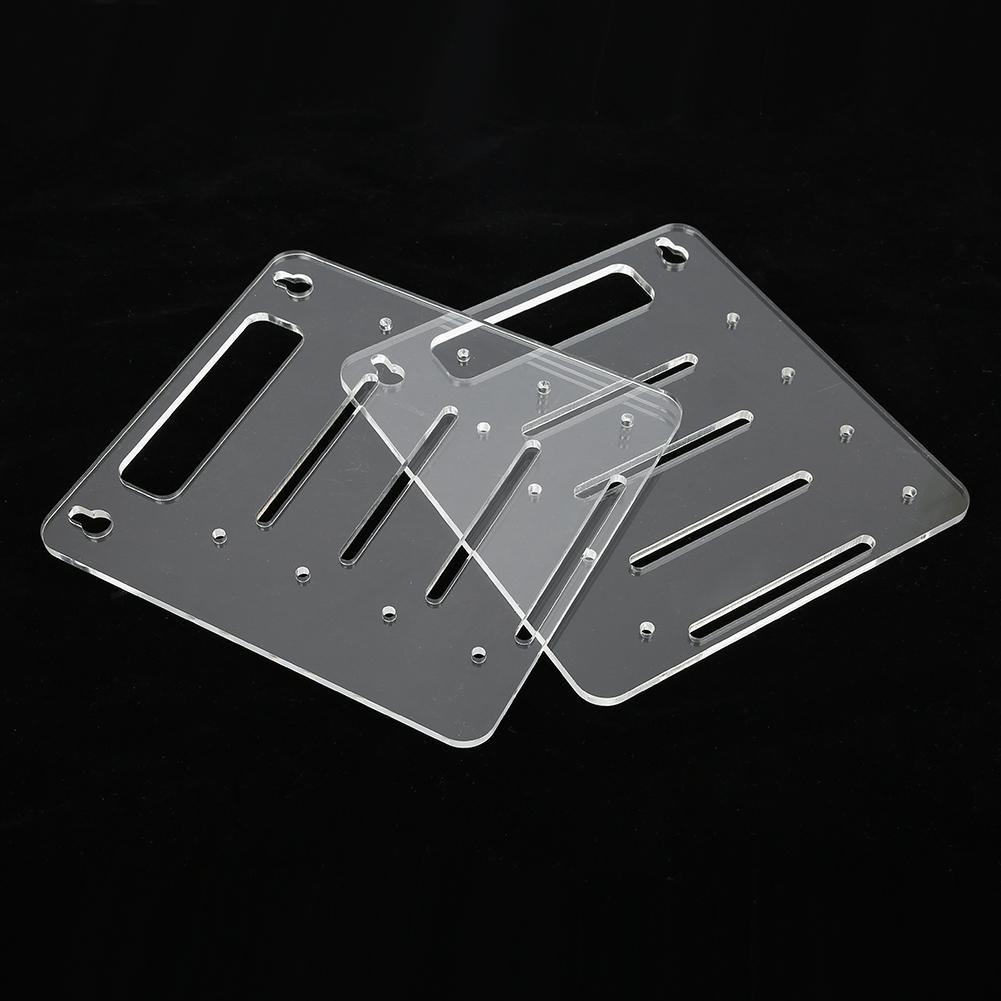 Clear Acrylic 4 Layer Hard Disk Drive Rack Desktop Computer 3.5 inch HDD Cage Tray