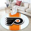 Philadelphia Flyers,Round Area Rug,Carpet Rug for Living Room Bedroom Sofa Playroom Decor,Non-slip Floor Mat