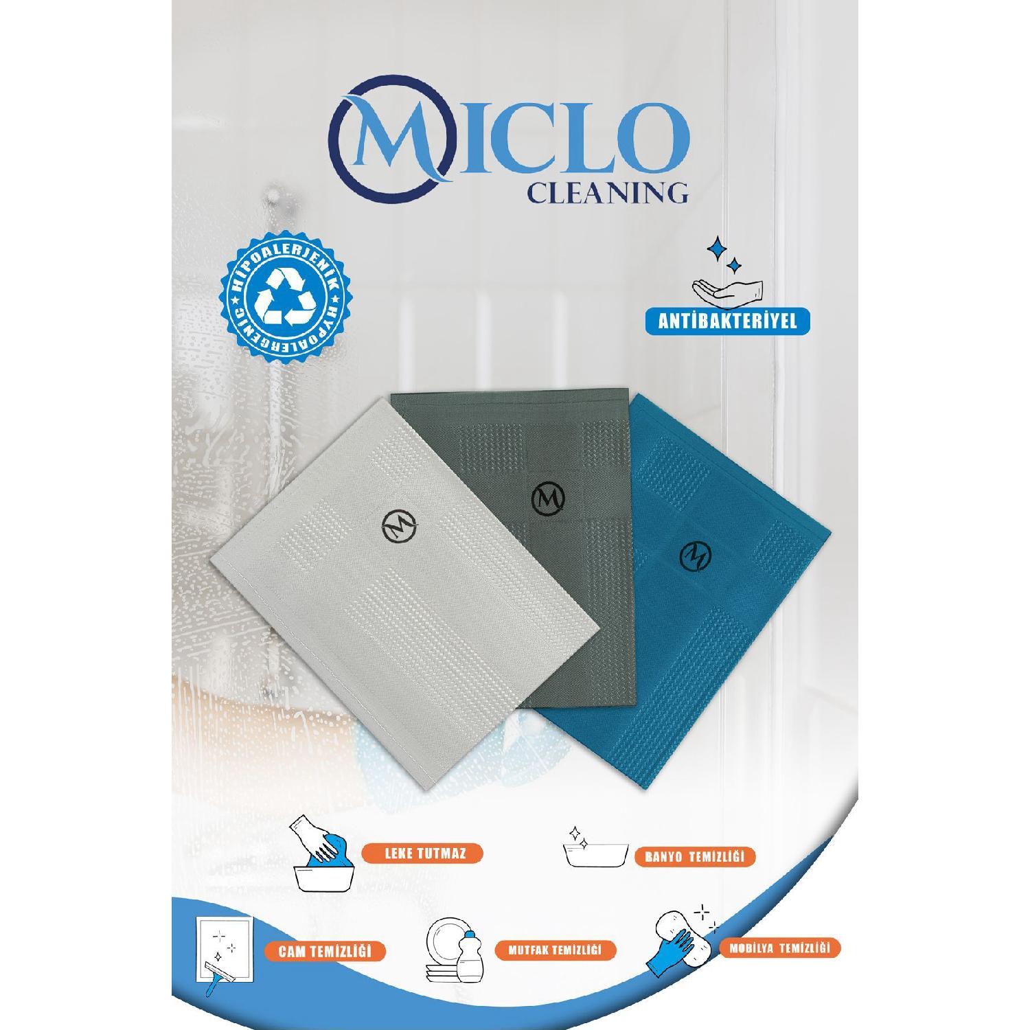 

- Microfiber Cleaning Cloth Set Of 3 - Magic Cloth - 40x60cm