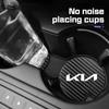 2Pcs Car Coaster Water Cup Mat Non-Slip Pad Accessory For KIA GT line RIO K2 K3 K4 K5 Sportege Picanto Optima Soul Ceed Sorento kxnhz00