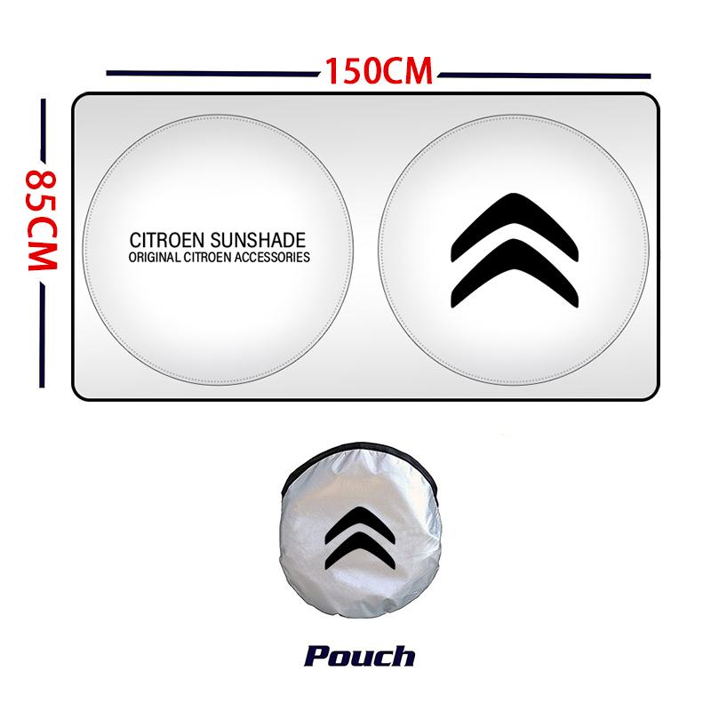UV Protect Car Windshield Cover Front Rear Window Film Windshield Visor Cover For Citroen C4 C5 C3 C2 C1 C4L C6 Picasso Saxo