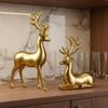 2 Stuks Staande en Zittende Herten-Thema Decoratie Luxe Design Herten Set