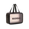 Borsa portaoggetti in PVC satinato stile coreano per trucco e cura della pelle impermeabile