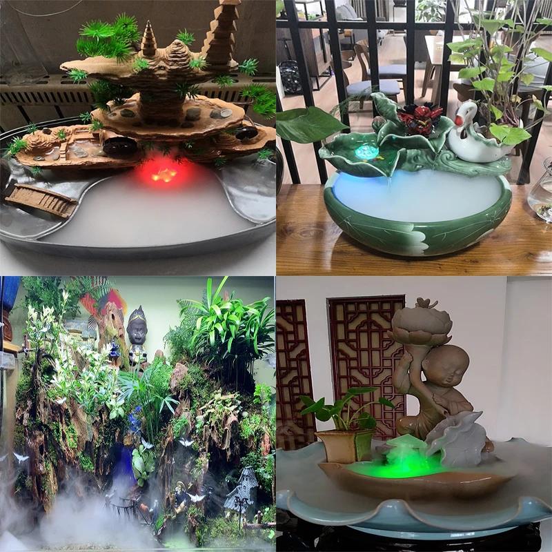 LED Super Ultrasonic Mist Creator Fogger Nebulizer Water Fountain Vaporizer Bonsai landscaping pet humidifier fog maker